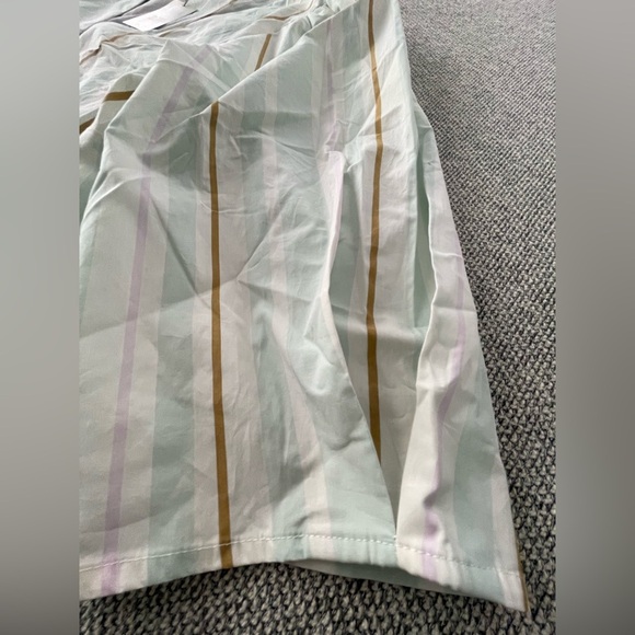 A New Day Cream Wrap Blouse 3/4 Sleeve Tie Front - Picture 4 of 12